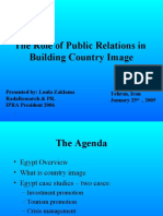 The Role of Public Relations in Building Country Image