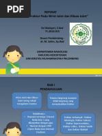 Ppt Elbow Dan Wrist Joint