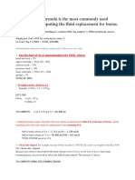 The Parkland Formula Is The Most Commonly Used Formula For Computing The Fluid Replacement For Burns