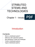 Distributed Systems and Technologies: Chapter 1