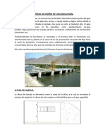 Criterio de Diseño de Una Bocatoma