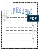 Ficha de Estudio Semanal PDF