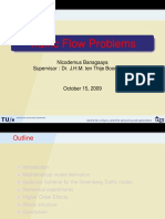 Traffic Flow Modeling Using Godunov Scheme