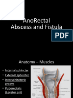 Anorectal Abscess and Fistula