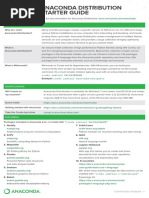 Anaconda Starter Guide CheatSheet