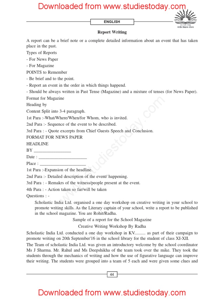 cbse-class-12-english-report-writing-communication