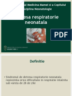 Detresa Respiratorie Neonatala. Ictere NN