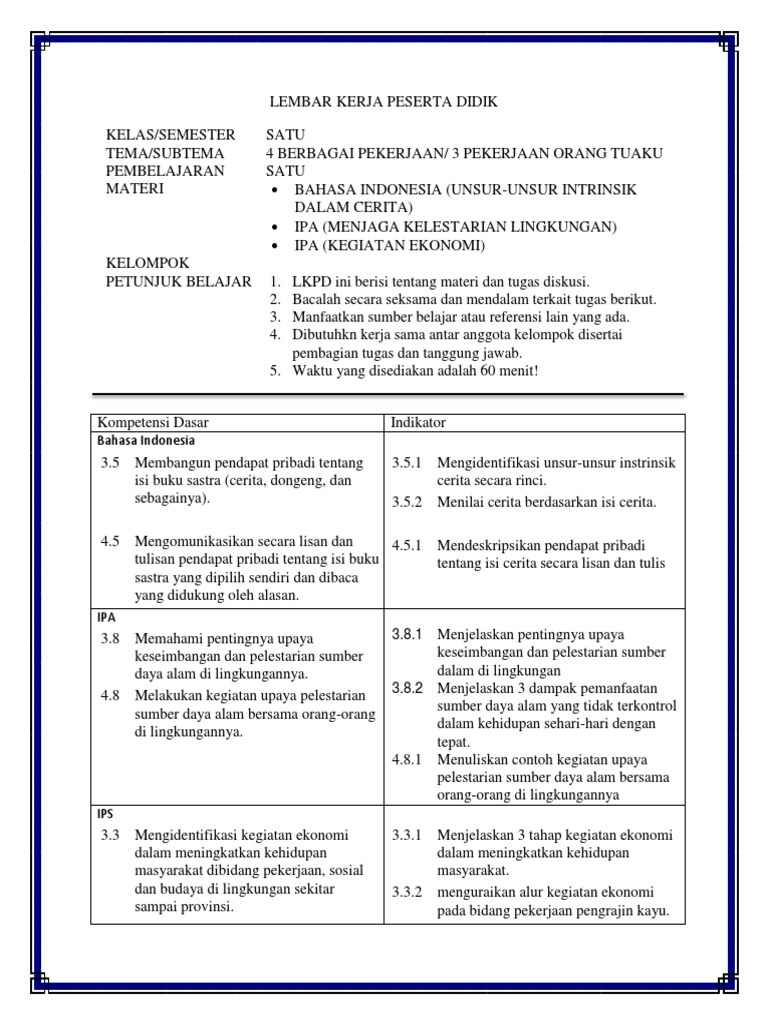 Contoh Cerpen Dengan Tema Kegiatan Ekonomi Pigura