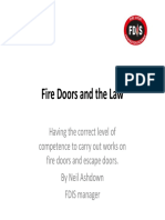 Fire Doors and The Law