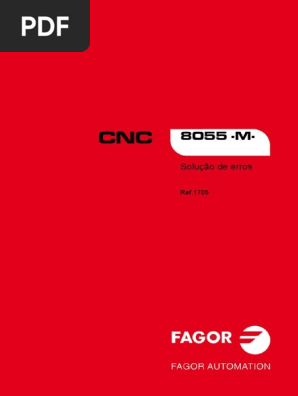 Erros e Soluções no CNC Fagor 8055 | PDF | Parâmetro (programação