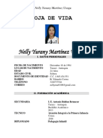 Hoja de Vida de Nelly Yurany Martínez Usuga