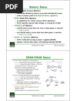 Memory Basics: - Ram - Rom - Volatility