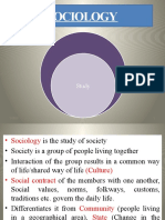 SOCIOLOGY Lectuer 1