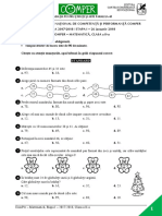 Subiect Comper Matematica EtapaI 2017 2018 ClasaII