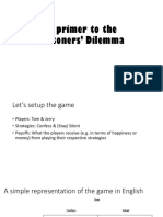 A Primer To The Prisoners' Dilemma