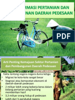 Transformasi Pertanian Dan Pembangunan Daerah Pedesaan