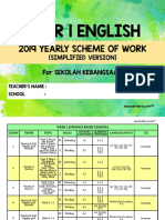 SK Primary Year 3 SK SOW