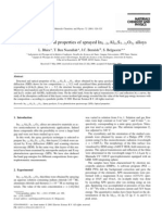 Structural and Optical Properties of Sprayed in Al S O Alloys