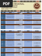 Calendário Regional UEB-PA (2019)