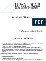 Produkti "Shërbim": Phd.C. Albana Gazija-Qaushi
