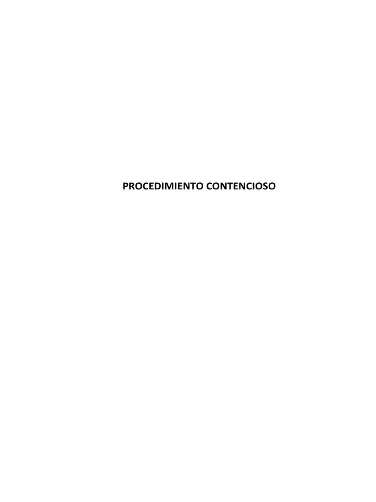 Procedimiento Contencioso Tributario | PDF | Apelación | Ley procesal