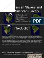 diff between n and s america slavery 