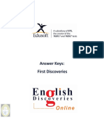 First Discoveries - Answer Keys PDF