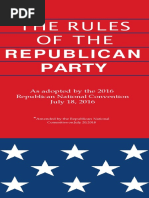 2016 Rules of The Republican Party - 2020 Cycle