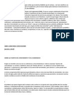 Sobre Las Fuentes Del Conocimiento y de La Ignorancia