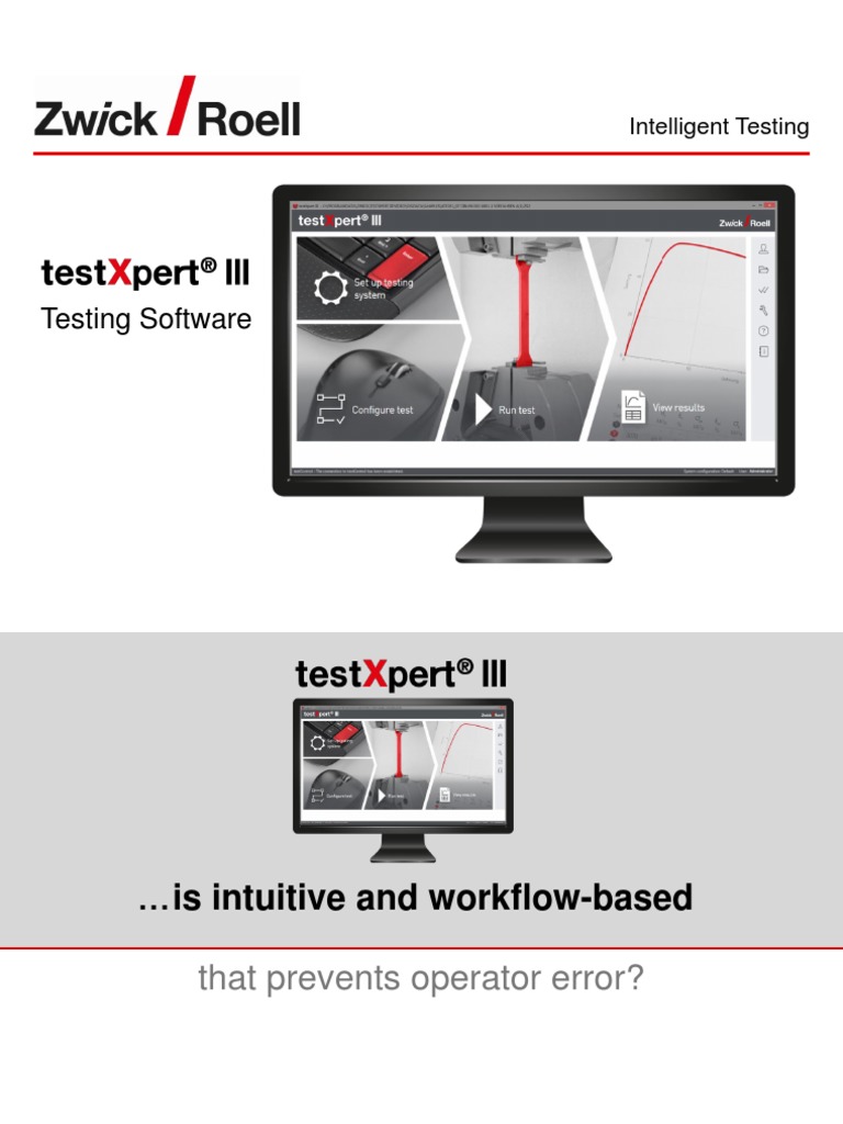 testXpert III: Intuitive Testing Software | PDF | Fracture | Accuracy ...