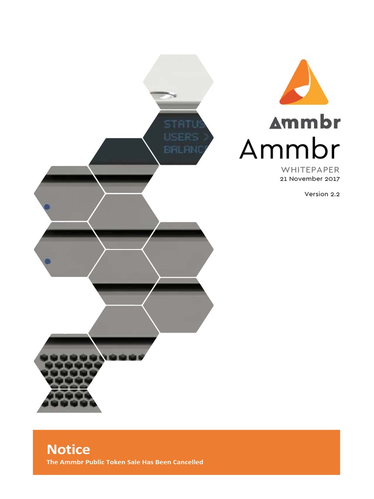 Ammbr White Paper | PDF | Securities Act Of 1933 | Securities (Finance)
