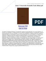 Medio Ambiente Y Desarrollo Sostenible PDF