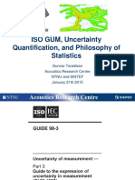 ISO GUM, Uncertainty Quantification, and Philosophy of Statistics