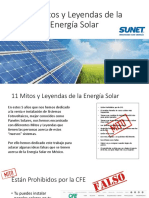 Mitos y Leyendas de La Energía Solar