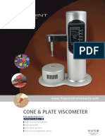 Cone & Plate Viscometer: High Accuracy Measurement Fully Automated Dual Speed Operation Ultra Precise Temperature Control