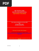 Dictionnaire Francais Espagnol PDF | PDF | Dictionnaire | Langues