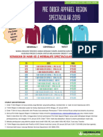 Pre Order Apparel Region Spectacular 2019