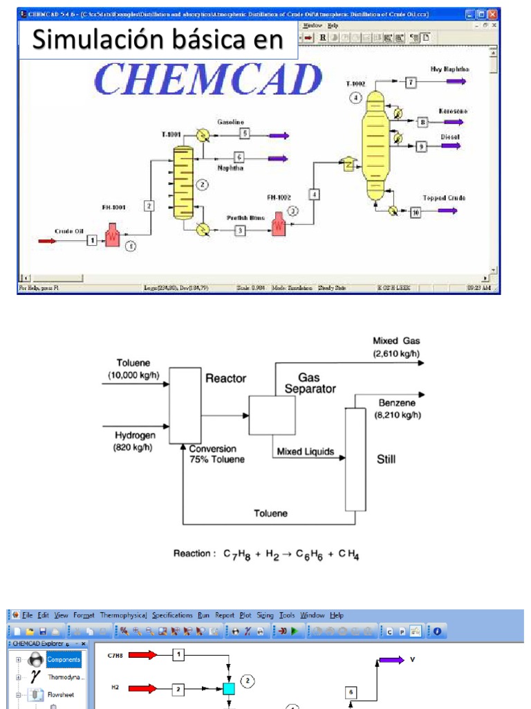 Simulación Básica en CHEMCAD | PDF | Simulación | Áreas de informática