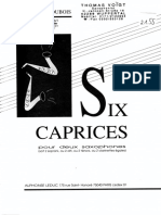 Dubois - Six Caprices PDF