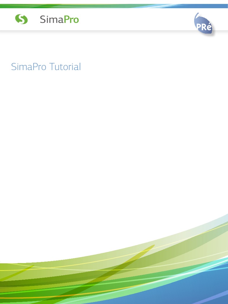 SimaPro 8 Tutorial PDF | PDF | Life Cycle Assessment | Waste