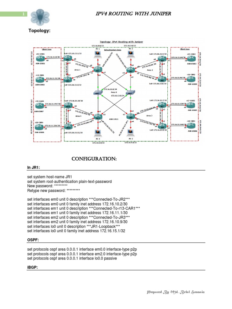 IPv4 Routing With Juniper | PDF | Ip Address | Networking Standards