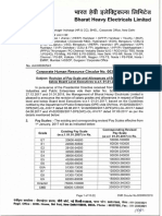 Pay Revision Circular of Executives W.E.F. 01.01.2017