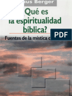 Berger, Klaus - Que es la Espiritualidad Biblica.pdf