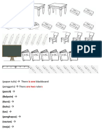 Is One Are Two S: (Papan Tulis) There Blackboard (Penggaris) There Ruler