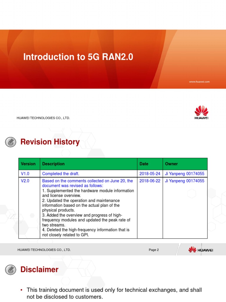 Introduction To 5g Ran2.0 | PDF | 4 G | Computer Network
