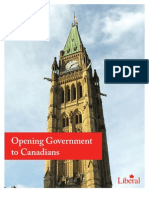 Opening Government To Canadians