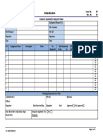 Equipment Request Form