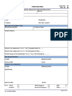 Form21: Request For Information: Cons/Rfi/21 Forms/Records Issue No. 01 Rev. No 00