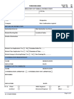 Form22: Confirmation of Verbal Instruction: Cons/Cvi/22 Forms/Records Issue No. 01 Rev. No 00