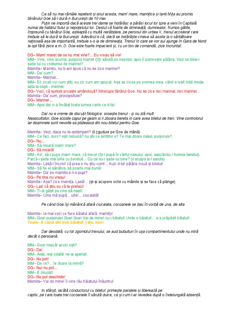 Sceneta DL Goe | PDF